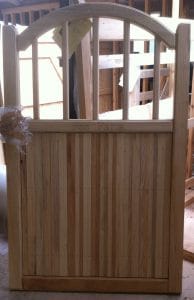 Bow top Spindle Wooden Garden Gates