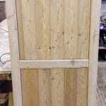 Flat Top Framed Wooden Side Gates
