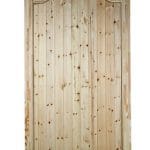 Flat Top Scalloped Wooden Side Gates